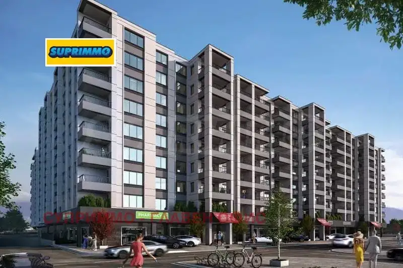 Three-room apartment in Obelya 2 with terrace and elevator