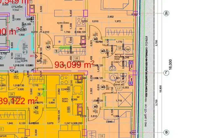 3-bedroom apartment in Sofia, Zona B-19