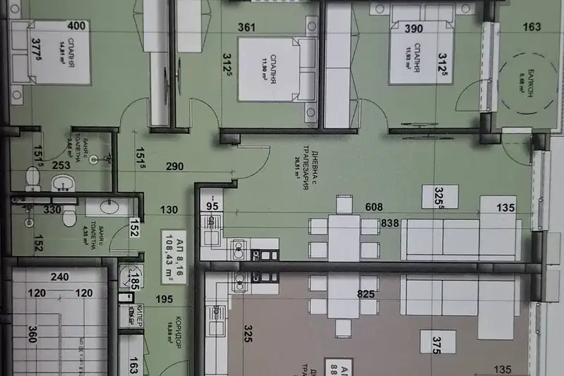 3-bedroom apartment in Stara Zagora, Samara 3