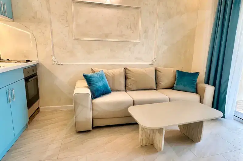 Two-room apartment on the first line in Sveti Vlas with veranda