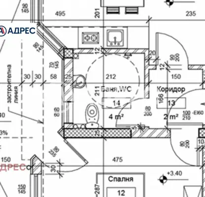 Снимка 2 — Двустаен апартамент в Гранд Мол Варна с обща тераса
