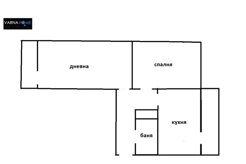 Two-room apartment with two terraces in Levski, Varna