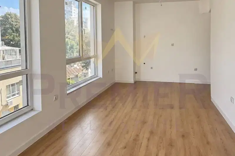 Two-room apartment in Pobeda with balcony and parking space
