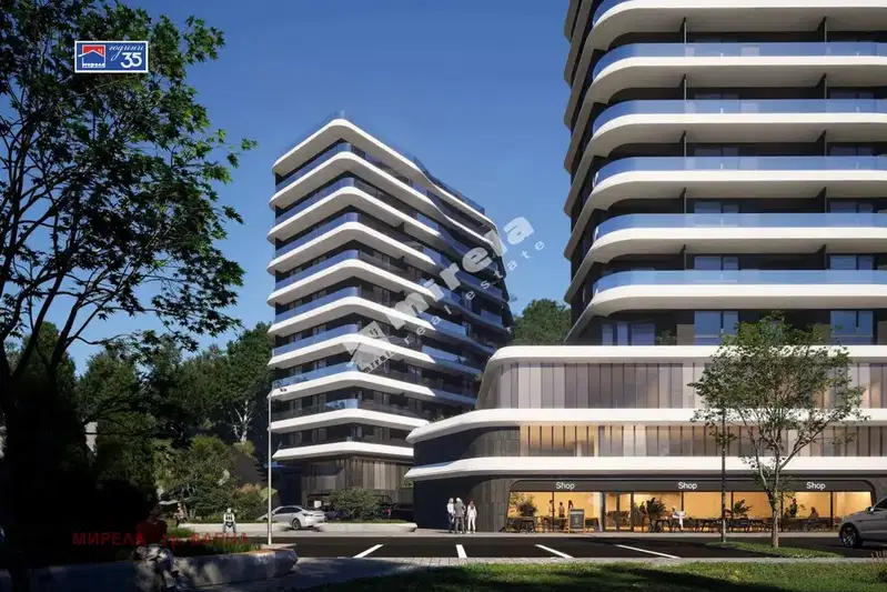 Two-room apartment in Vazrazhdane 3 with terrace, Varna