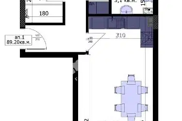 Three-room apartment with terrace in Vazrazhdane 3, Varna