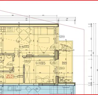 Photo 5 — Two-room apartment with terrace in Vazrazhdane 4, Varna