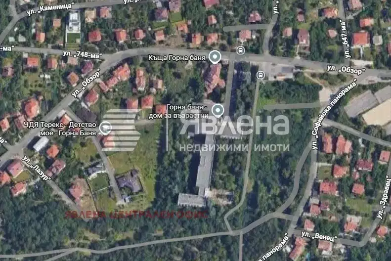 Парцел в София, Горна баня