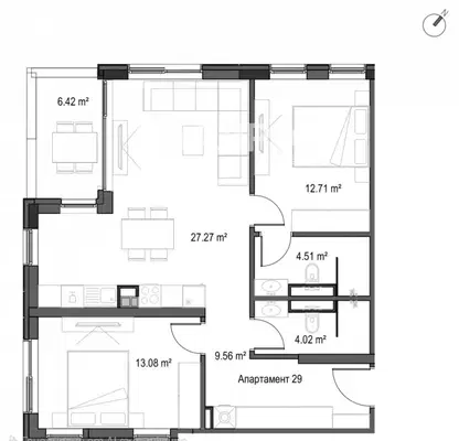Photo 3 — 3-bedroom apartment in Sofiya, Manastirski Livadi