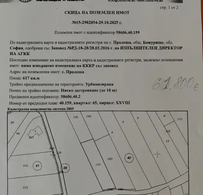 Photo 3 — Plot in област София, Prolesha