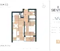Снимка 5 — Двустаен апартамент с южно изложение в Център, София