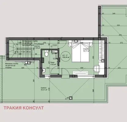 Снимка 4 — Тристаен апартамент в София, Люлин 9