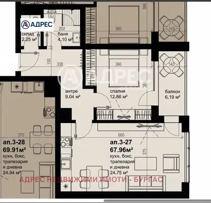 Photo 5 — 2-bedroom apartment in Burgas, Izgrev