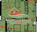 Снимка 3 — Двустаен апартамент в Изгрев, Бургас с асансьор