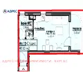 Снимка 2 — Едностаен апартамент в Мадика, Бургас с тераса и асансьор