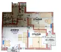 Снимка 2 — Тристаен апартамент в Център, Пловдив с две тераси