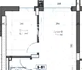 Снимка 2 — Двустаен апартамент в Гагарин с тераса и паркомясто