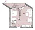 Снимка 2 — Двустаен апартамент с тераса в кв. Христо Смирненски, Пловдив