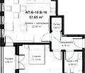 Снимка 3 — Двустаен апартамент в Пловдив, Христо Смирненски