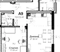 Снимка 2 — Тристаен апартамент в Христо Смирненски, Пловдив с паркомясто