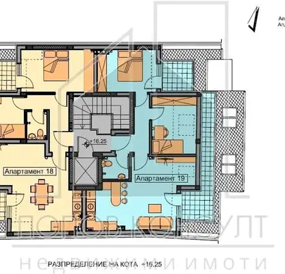 Снимка 4 — Тристайен апартамент в Христо Смирненски, Пловдив, ново строителство