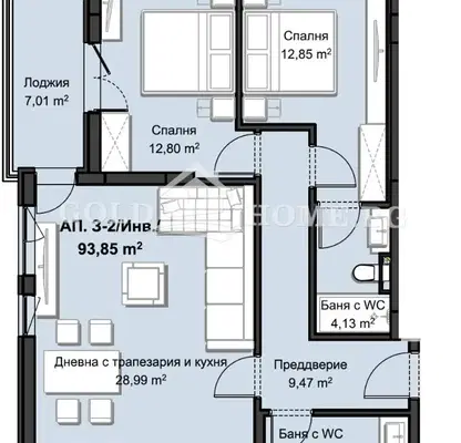 Снимка 5 — Тристаен апартамент в Пловдив, Христо Смирненски