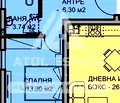Снимка 2 — Двустаен апартамент в Остромила, Пловдив с модерно строителство