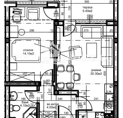 Photo 3 — 2-bedroom apartment in Plovdiv, Ostromila