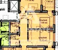 Снимка 2 — Тристаен апартамент в Остромила, Пловдив с модерно строителство