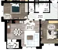 Снимка 2 — Тристаен апартамент с лоджия в Остромила, Пловдив