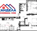Снимка 2 — Тристаен апартамент в Прослав с тераса и паркомясто