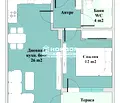 Снимка 2 — Двустаен апартамент с тераса в Тракия, Пловдив