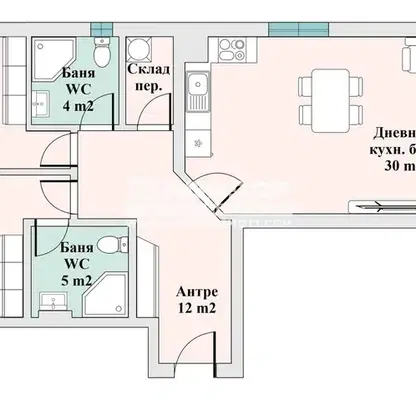 Photo 2 — 3-bedroom apartment in Plovdiv, Trakiya