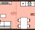 Снимка 2 — Едностаен апартамент в Бургас, Поморие