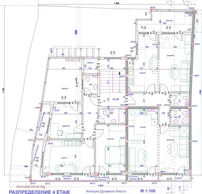 Photo 4 — Three-room apartment with 3 terraces in Center, Ruse