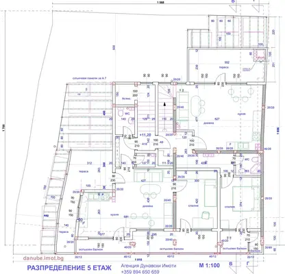 Photo 5 — Three-room apartment with 3 terraces in Center, Ruse