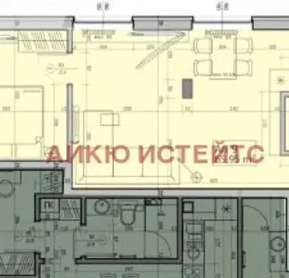 Photo 3 — 2-bedroom apartment in Sofiya, Bykston