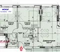Снимка 2 — Тристаен апартамент с две бани в Бъкстон, София