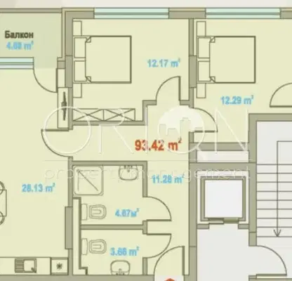 Photo 4 — 3-bedroom apartment in Sofiya, Centyr