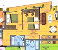 Снимка 3 — Тристаен апартамент с две тераси в Център, София