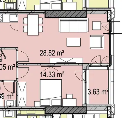 Photo 2 — Two-room apartment with parking space in Druzhba 1, Sofia
