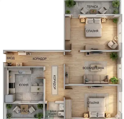 Photo 2 — 4-bedroom apartment in Sofiya, Geo Milev