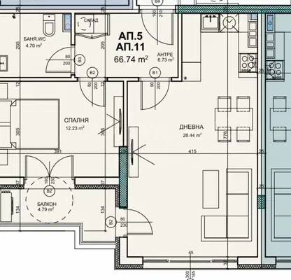 Photo 2 — 2-bedroom apartment in Sofiya, Gorna Banya