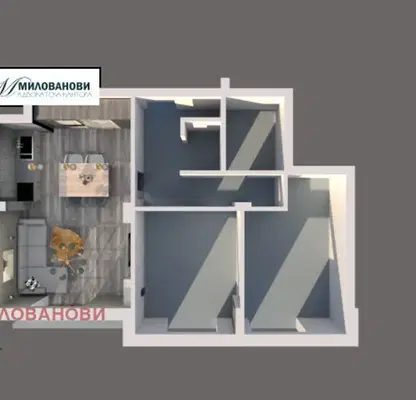 Снимка 5 — Тристаен апартамент с английски двор в Горна баня, София