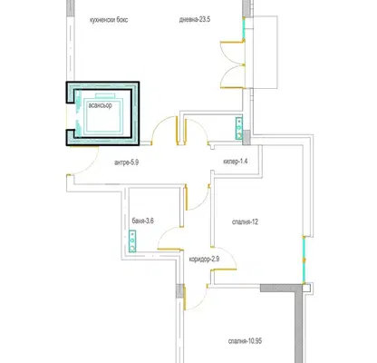 Снимка 4 — Тристаен апартамент с две тераси в Горна баня, София