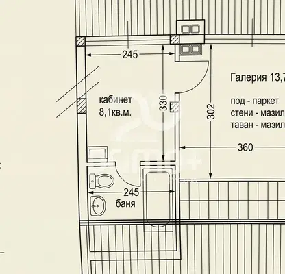 Снимка 5 — Тристаен апартамент с две нива в Изгрев, София
