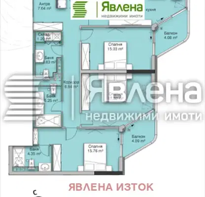 Снимка 2 — Многостаен апартамент в София, Кръстова вада