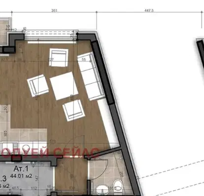 Photo 2 — 1-bedroom apartment in Sofiya, Levski V
