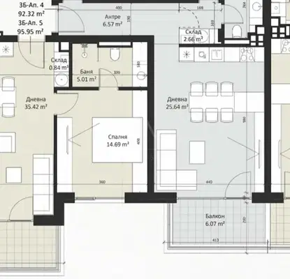 Photo 5 — 3-bedroom apartment in Sofiya, Malinova Dolina