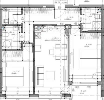 Photo 2 — 3-bedroom apartment in Sofiya, Malinova Dolina