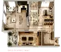 Снимка 2 — Тристаен апартамент в Манастирски ливади с тераса